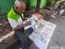 Kisah Pak Dirman Guru Seni Sidoarjo Jual 3 Sketsa Rp 1.000