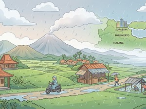 Prakiraan Cuaca Jawa Timur Hari Ini, Jember Waspada Hujan Ringan!