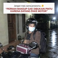 Viral Kisah MUA Pernah Tak Dibukakan Pintu karena Naik Motor, Kini Sukses