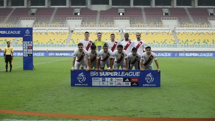 Laga Persita Tangerang melawan Persis Solo pada pekan ke-34 Super League 2025/2026, di Banten Internasional Stadium, Sabtu (23/5/2026).