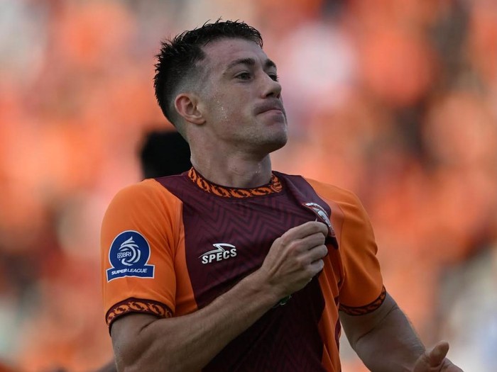 Mariano Peralta di laga terakhir Super League 2025/2026 melawan Malut United. (dok Borneo FC)