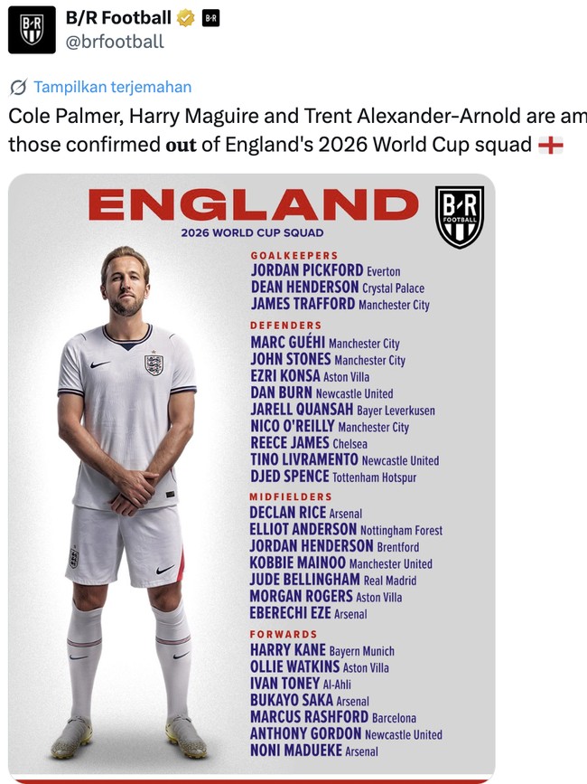 Maguire Dicoret dari Piala Dunia, Netizen Pertanyakan Tuchel