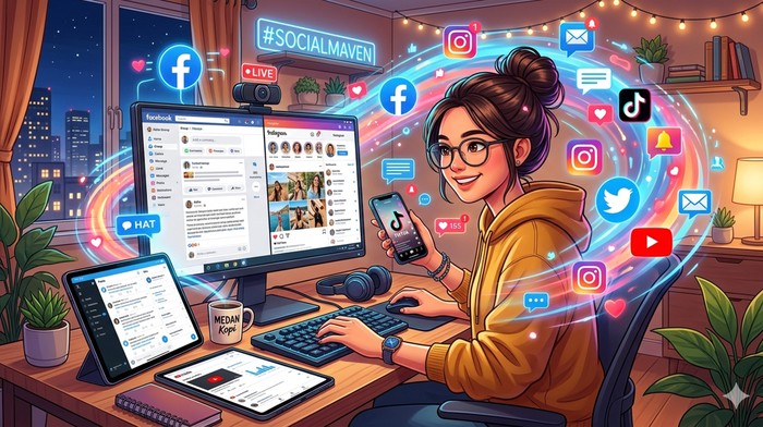 Ilustrasi Multitasking