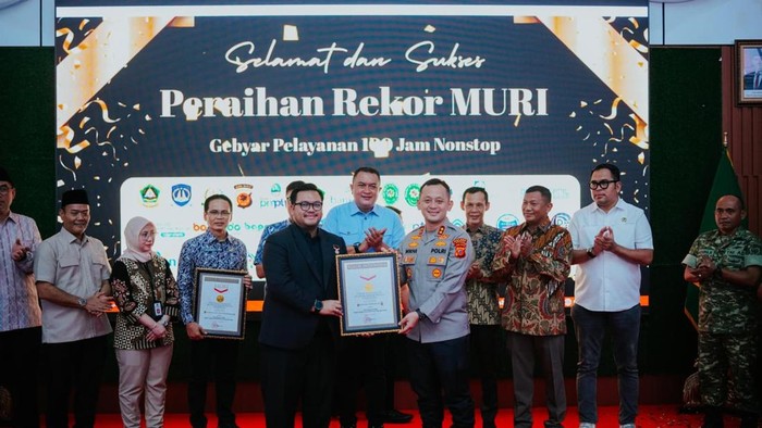 Polres Bogor pecahkan rekor MURI