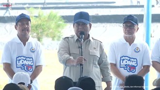 Saat Prabowo Singgung Nama Kapolri dan Panglima Jadi 'Prabowo Subiyanto'