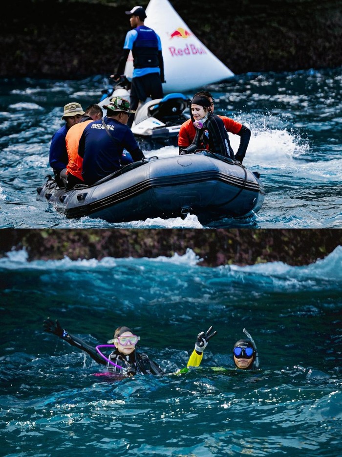 Prilly Latuconsina Rela Belang, Happy Jadi Rescue Diver Kompetisi Cliff Diving