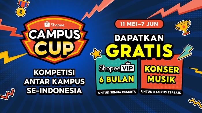 Shopee Campus Cup Dimulai, Menangkan 100 Juta dan Konser Gratis