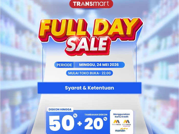 Transmart Full Day Sale 24 Mei 2026