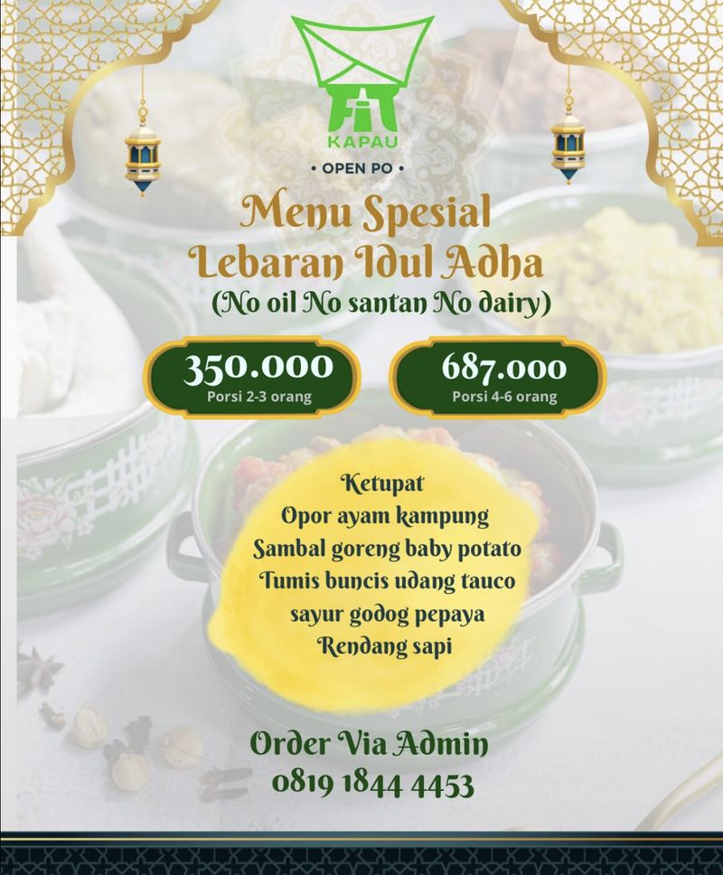 5 Katering Idul Adha Enak untuk Sajian Praktis Bareng Keluarga
