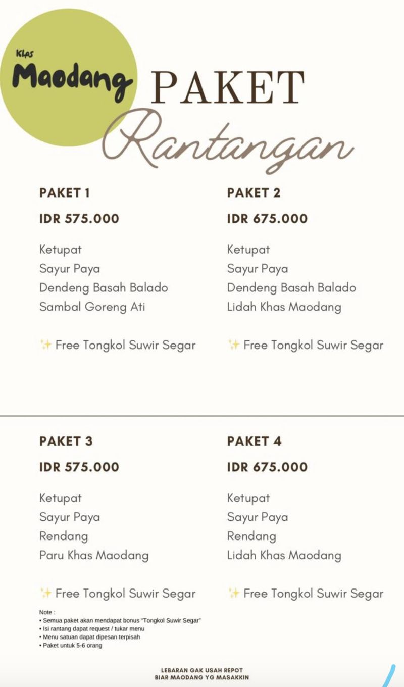 5 Katering Idul Adha Enak untuk Sajian Praktis Bareng Keluarga