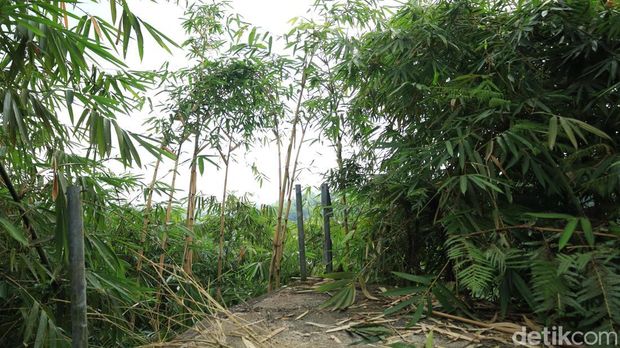 Anjungan Tukad Melangit Kondisi terkini Anjungan Tukad Melangit di Bangli.