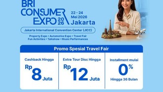 BRI Consumer Expo 2026 Banjir Promo Liburan, Tour Jepang Mulai Rp 19 Jutaan!
