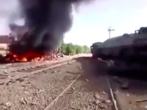 Video Kereta Militer Pakistan Dibom Kelompok Separatis, 24 Orang Tewas