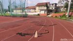 Jogging Track GOR TLJ Semarang Rusak, Lari Pagi Pun Tak Enak