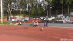 Jogging Track GOR TLJ Semarang Rusak, Lari Pagi Pun Tak Enak