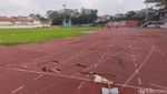 Jogging Track GOR TLJ Semarang Rusak, Lari Pagi Pun Tak Enak