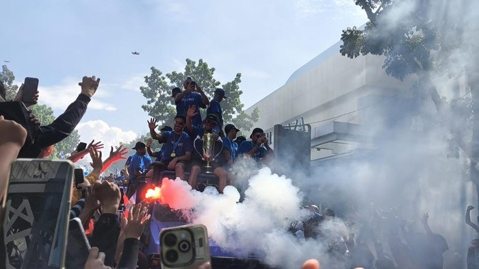 Konvoi Persib Kawasan Bandung Indah Plaza (BIP), Minggu (24/5/2026)