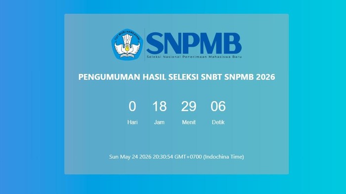 Laman Pengumuman SNBT 2026