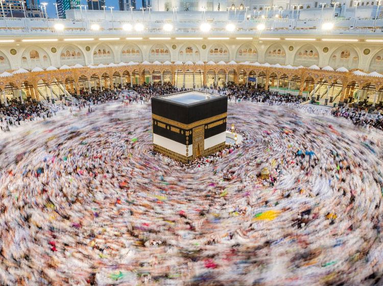 Lautan Jamaah Mengitari Kabah Jelang Dimulainya Ibadah Haji