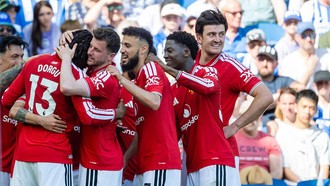 Brighton Vs MU: Setan Merah Menang 3-0, Bruno Ukir Rekor Assist