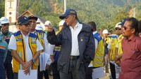 Menteri Dody Tinjau Pembangunan Sabo Dam Aek Tukka, Rampung Oktober 2026