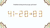 Panasin Otak dengan Teka-teki Korek Api, Langsung 'Menyala' kalau Benar Semua