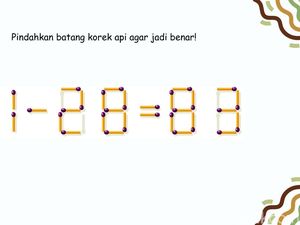 Panasin Otak dengan Teka-teki Korek Api, Langsung Menyala kalau Benar Semua