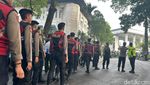 Gedung Sate Membiru Jelang Konvoi Juara Persib Bandung