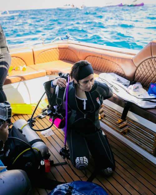 Prilly Latuconsina jadi Rescue Diver