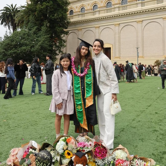 Ririn Ekawati ke San Fransisco, Hadiri Momen Wisuda Jasmine Abeng