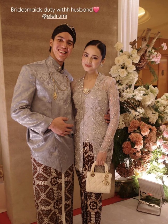 Gaya Syifa Hadju-El Rumi Serasi Jadi Bridesmaid & Groomsmen di Nikahan Bestie