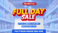 Transmart Full Day Sale Kembali Hadir, Kulkas Polytron Diskon Sampai Jutaan Rupiah