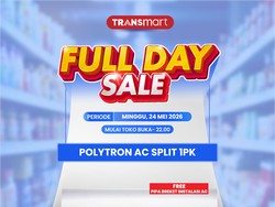 Diskon Jumbo Transmart Full Day Sale, AC Polytron Hemat Hingga Rp 1,7 Juta