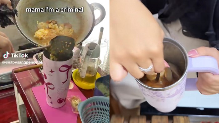 Tren tumbler isi seblak
