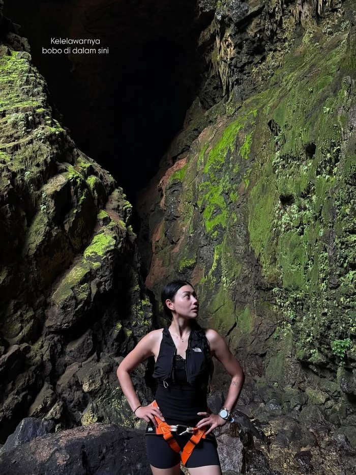 Wendy Walters Bak Lara Croft, Rappeling di Gua Jomblang dan Ngeleng