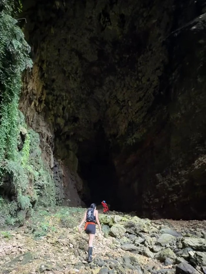 Wendy Walters Bak Lara Croft, Rappeling di Gua Jomblang dan Ngeleng