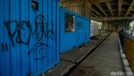 Wisata Air Kalimalang Belum Rampung, Kontainer Warna-warni Kena Vandalisme