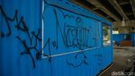 Wisata Air Kalimalang Belum Rampung, Kontainer Warna-warni Kena Vandalisme