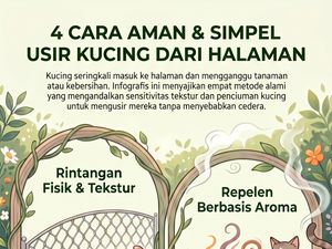 Cara Aman dan Simpel Usir Kucing Liar dari Halaman Rumah