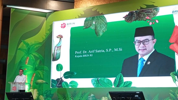 Acara BRIN Goes to Stakeholders and Society: Exposing New Species Chapter Flora di Auditorium BRIN, Jalan MH Thamrin, Jakarta, Senin (25/5/2026).