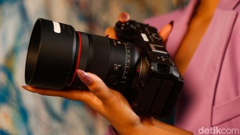 Canon membekali EOS R6 V dengan teknologi In-Body Image Stabilization untuk menghasilkan video lebih halus.  