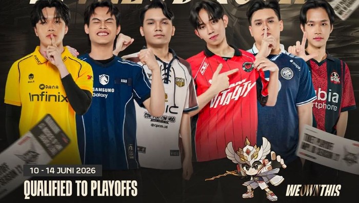 Babak Reguler Season MPL ID S17 telah berakhir. Berikut daftar tim yang lolos dan tidak ke Playoff.
