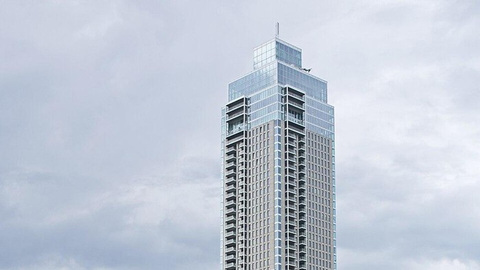 De Zalmhaven Tower yang dibangun bak mainan Lego