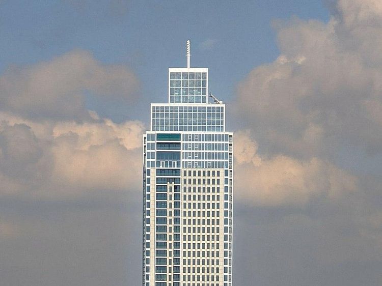 Potret Gedung 251 Meter yang Disusun Mirip Lego