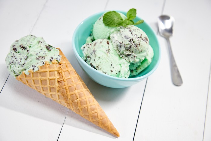 Es krim mint chocolate chip