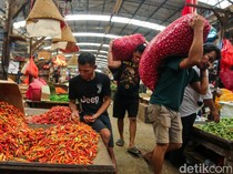 Harga Bahan Pokok di Palembang Relatif Stabil, Bawang-Cabai Masih Tinggi