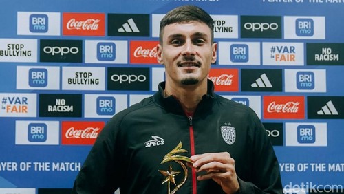 Joao Ferrari menjadi satu-satunya wakil Bali United di Team of The Season Super League 2025/2026.