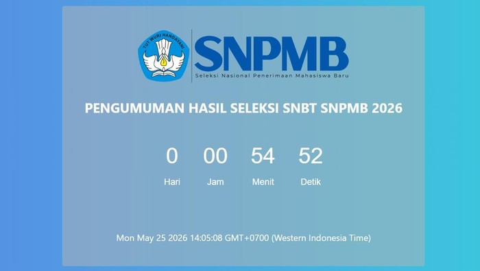 Link Resmi Pengumuman SNBT 2026