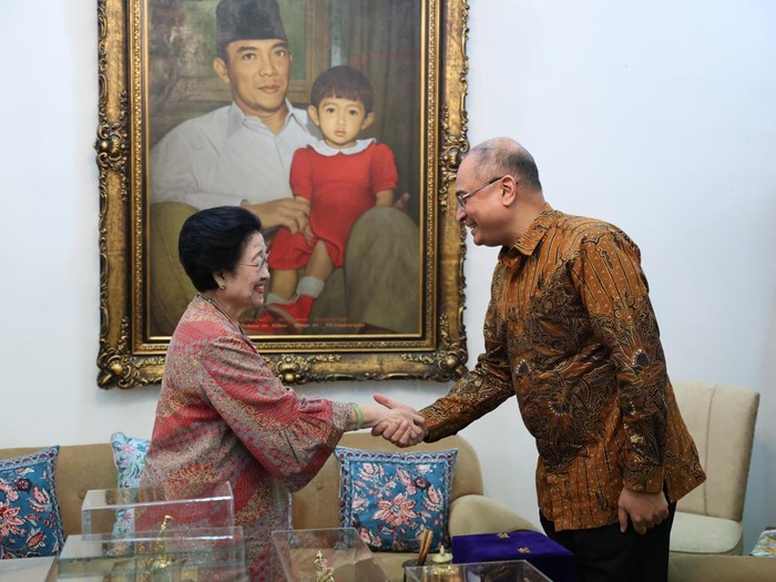 Megawati Bertemu Dubes India untuk Indonesia