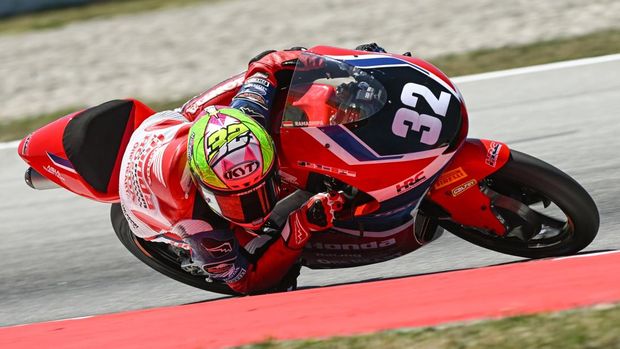 Muhammad Kiandra Ramadhipa, debut manis di ajang Moto3 Junior World Championship 2026. Muhammad Kiandra Ramadhipa, debut manis di ajang Moto3 Junior World Championship 2026.